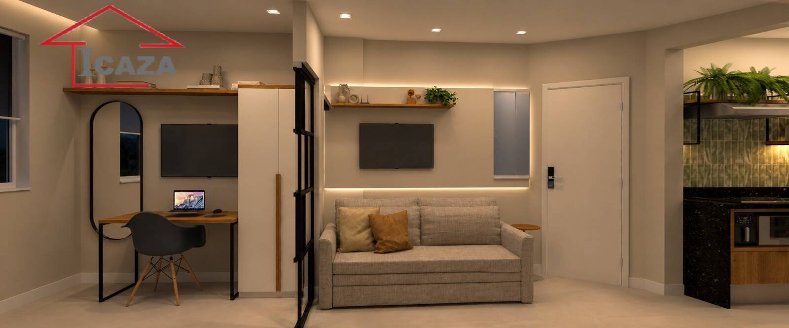 Apartamento, 1 quarto, 35 m² - Foto 2